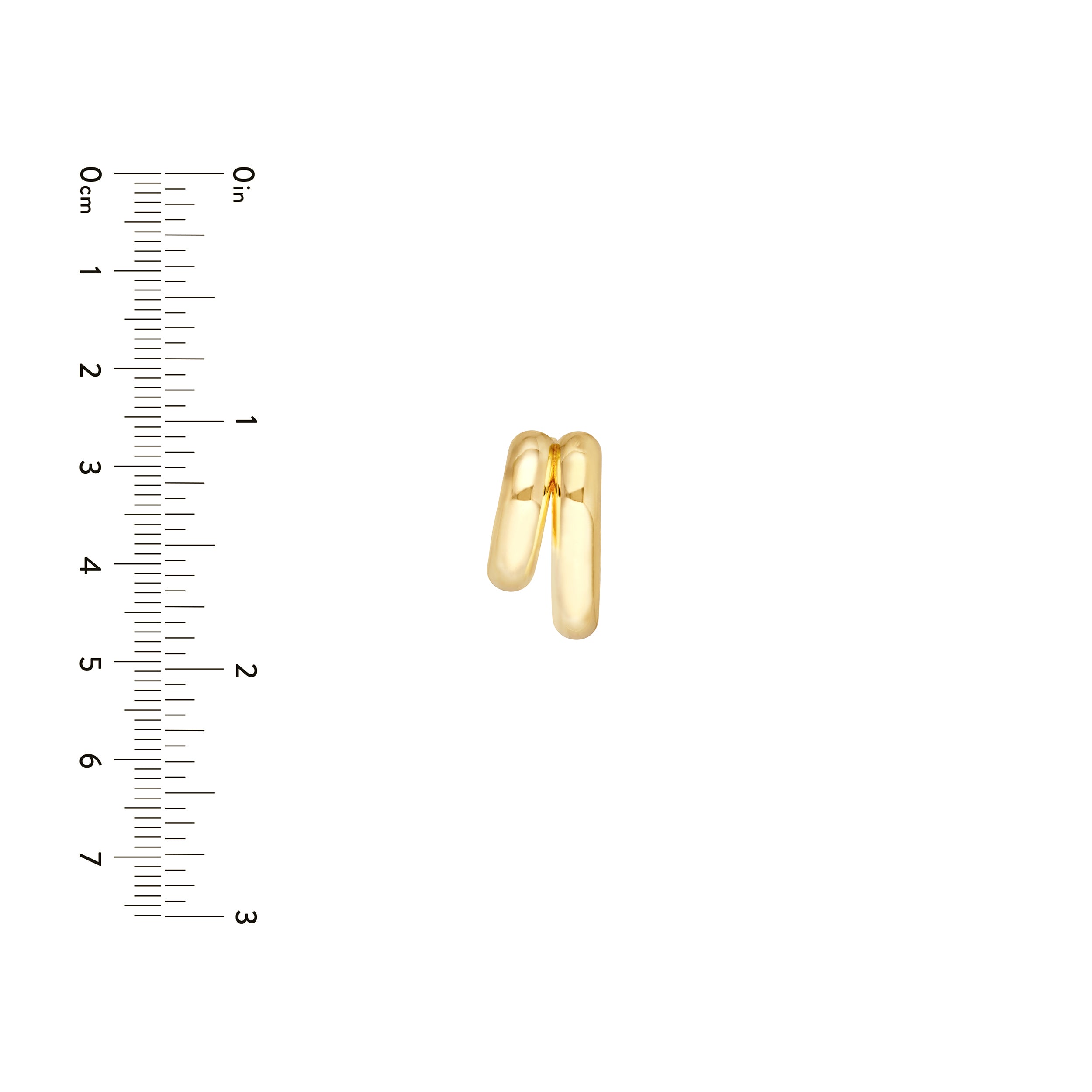 DOUBLE HOOP EARRINGS | 14K YELLOW GOLD | TM024570-14Y - Brownlee Jewelers