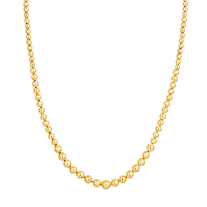 18" 15MM GRADUATED NECKLACE | 14K YELLOW GOLD | TM024931-14Y - Brownlee Jewelers