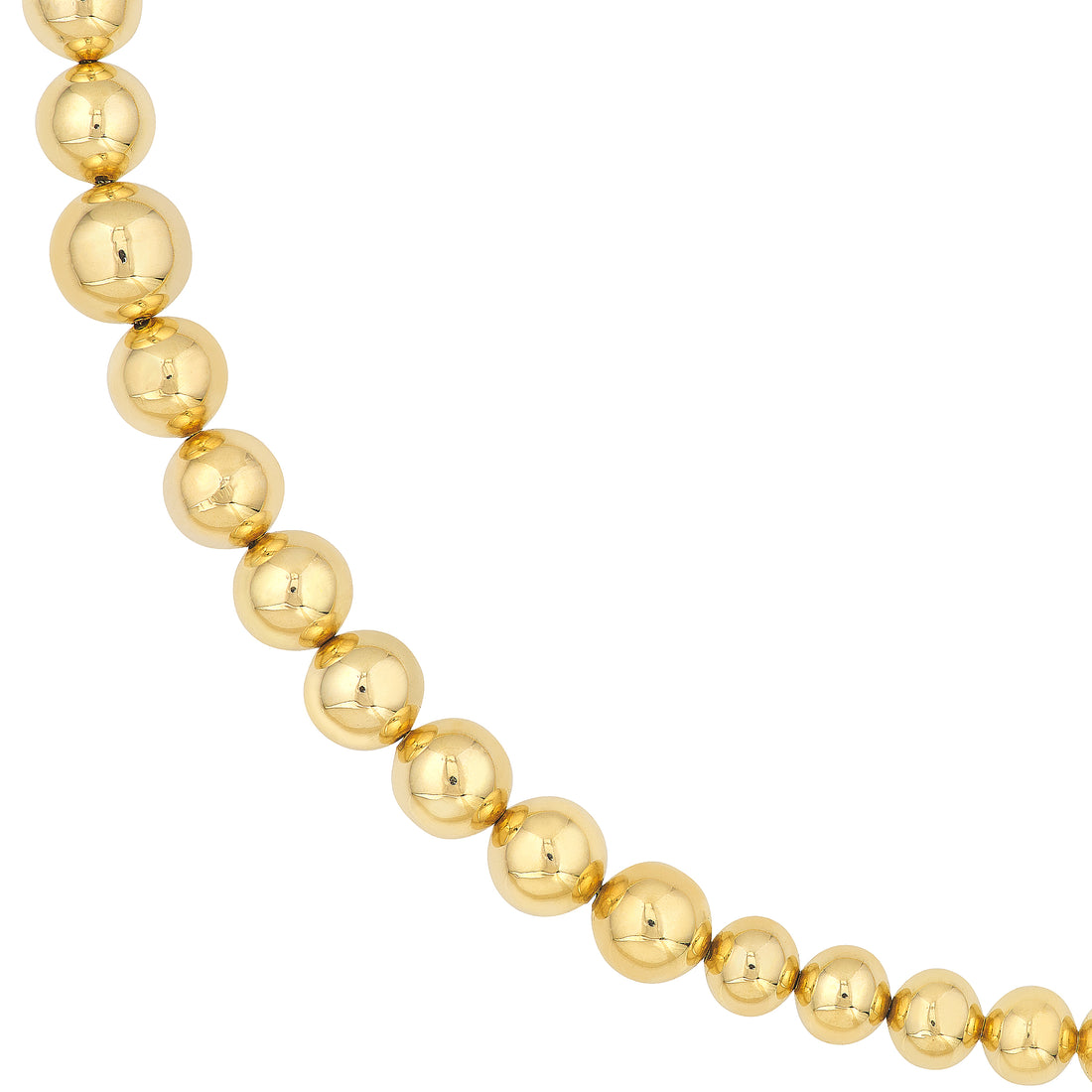 18" 15MM GRADUATED NECKLACE | 14K YELLOW GOLD | TM024931-14Y - Brownlee Jewelers