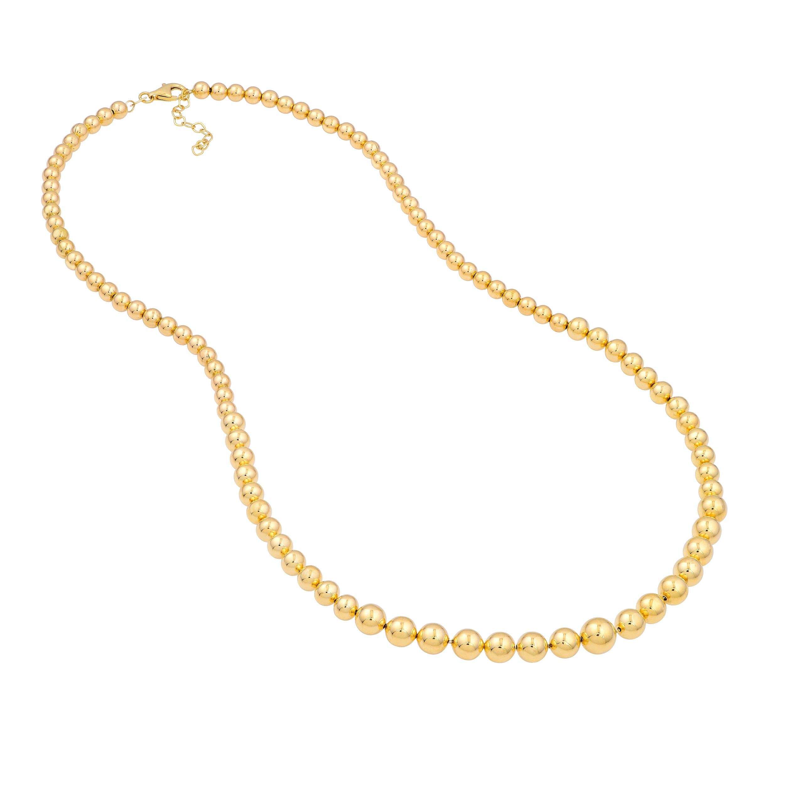 18" 15MM GRADUATED NECKLACE | 14K YELLOW GOLD | TM024931-14Y - Brownlee Jewelers