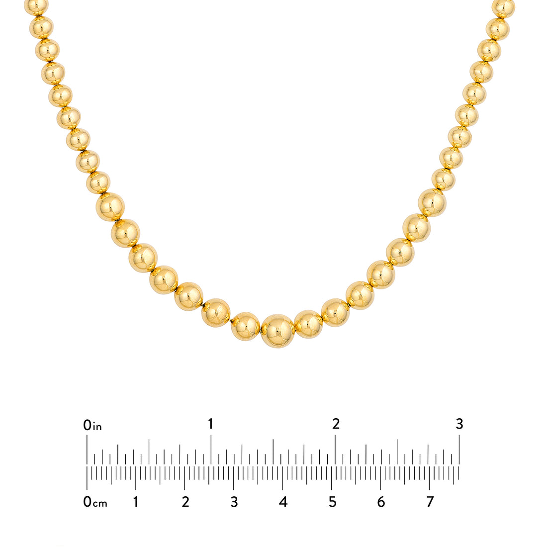 18" 15MM GRADUATED NECKLACE | 14K YELLOW GOLD | TM024931-14Y - Brownlee Jewelers