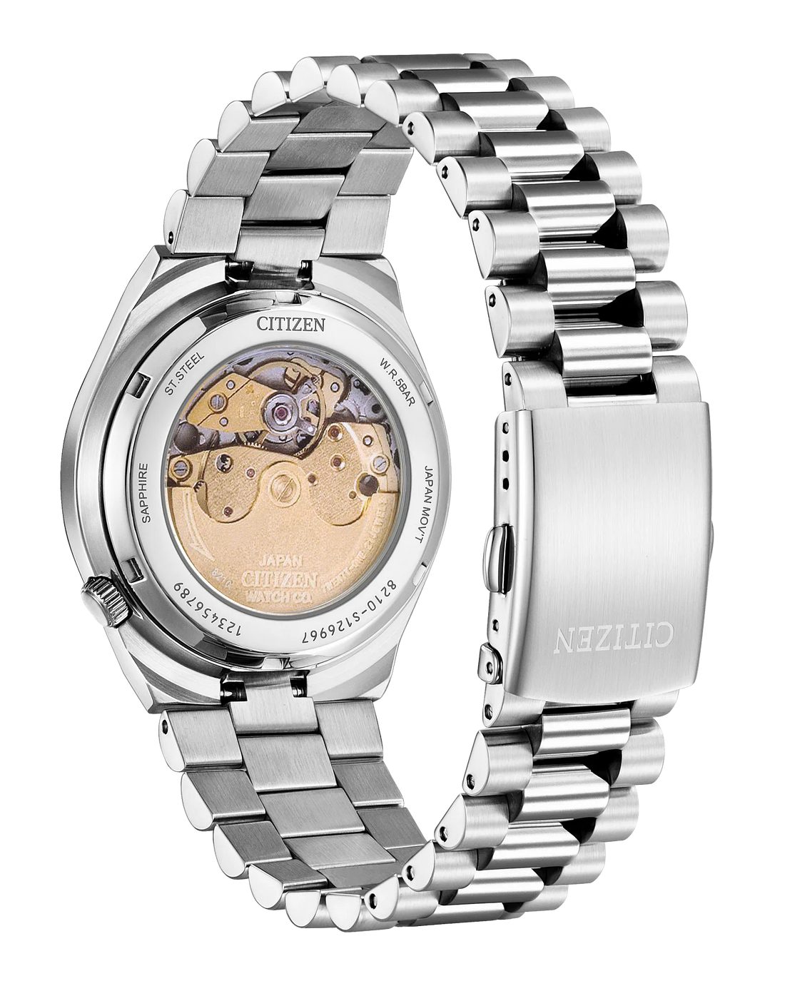 Citizen Tsuyosa | Automatic Men’s Watch | Stainless Steel | White Dial | Date Display | WR50 Classic Sport Design - Brownee Jewelers
