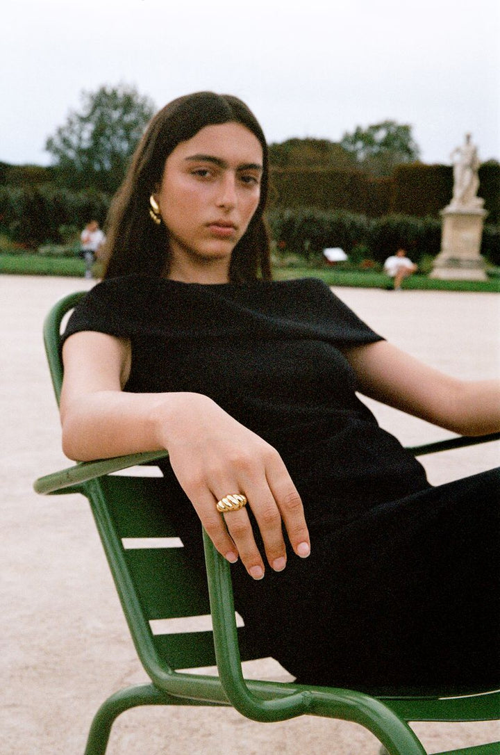 TULIP RING, GOLD