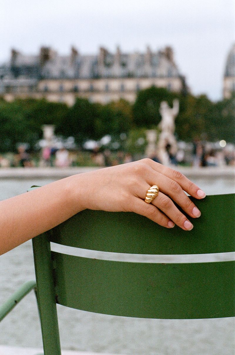 TULIP RING, GOLD