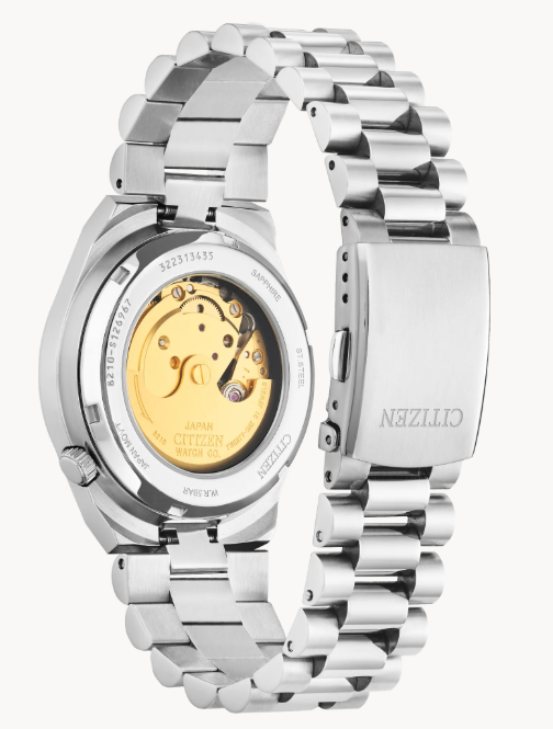 The TSUYOSA Automatic, from the NJ015 series, brings ultramodern sports styling right to your wrist