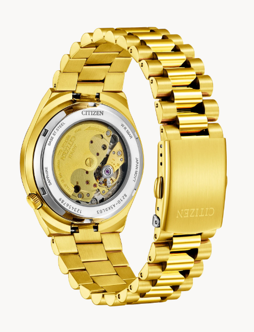 The TSUYOSA Automatic, from the NJ015 series, brings ultramodern sports styling right to your wrist.