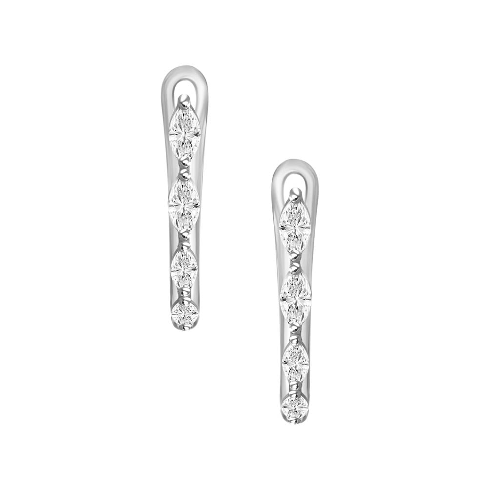 18KWG DIA .28CT ERS - Brownee Jewelers