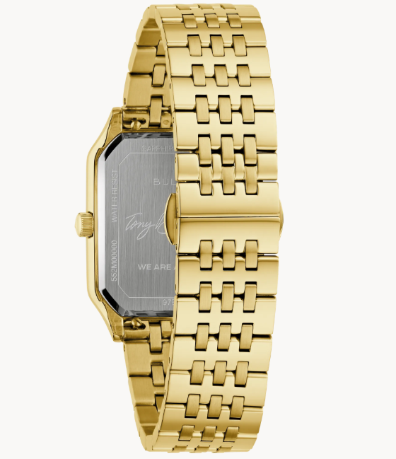 Bulova We Are All Here | Men's Watch | Gold-Tone Stainless Steel | Silver-Tone Dial | Gold-Tone Bracelet | 97B236 - Brownee Jewelers