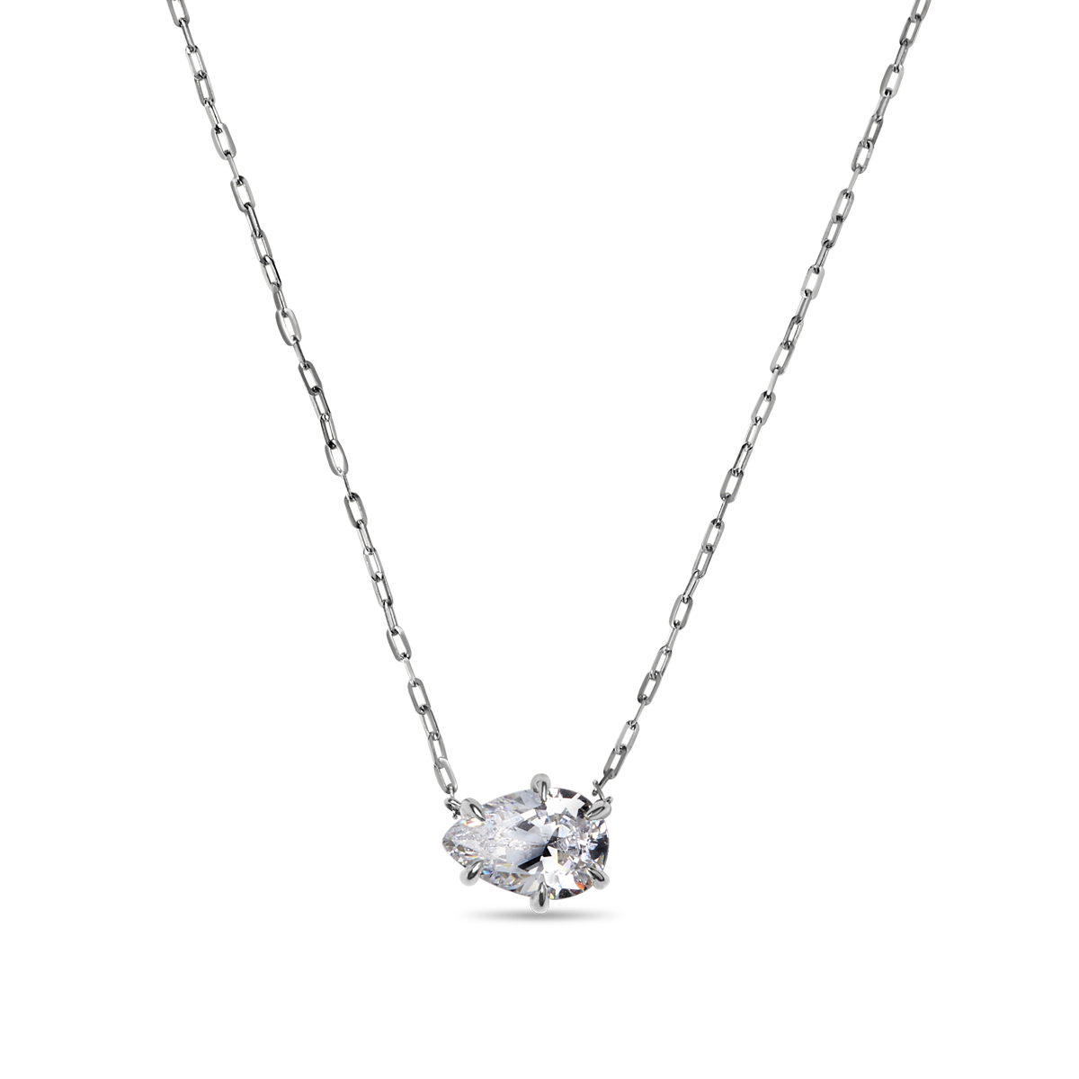 Pear Diamond Pendant