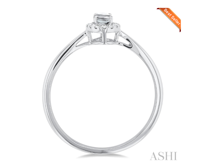 Oval Shape Gemstone & Halo Diamond Ring