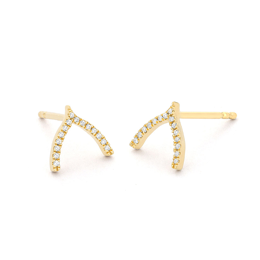 Wishbone earrings