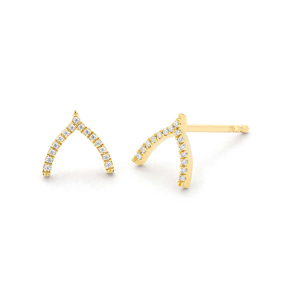 Wishbone earrings