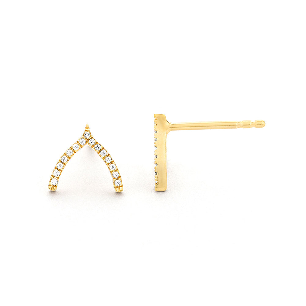 Wishbone earrings