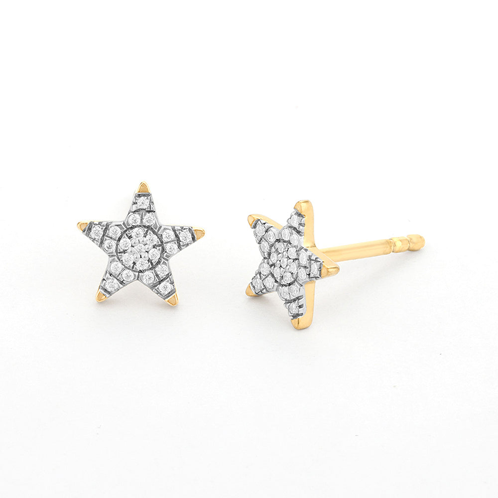 Elegant star stud earrings
