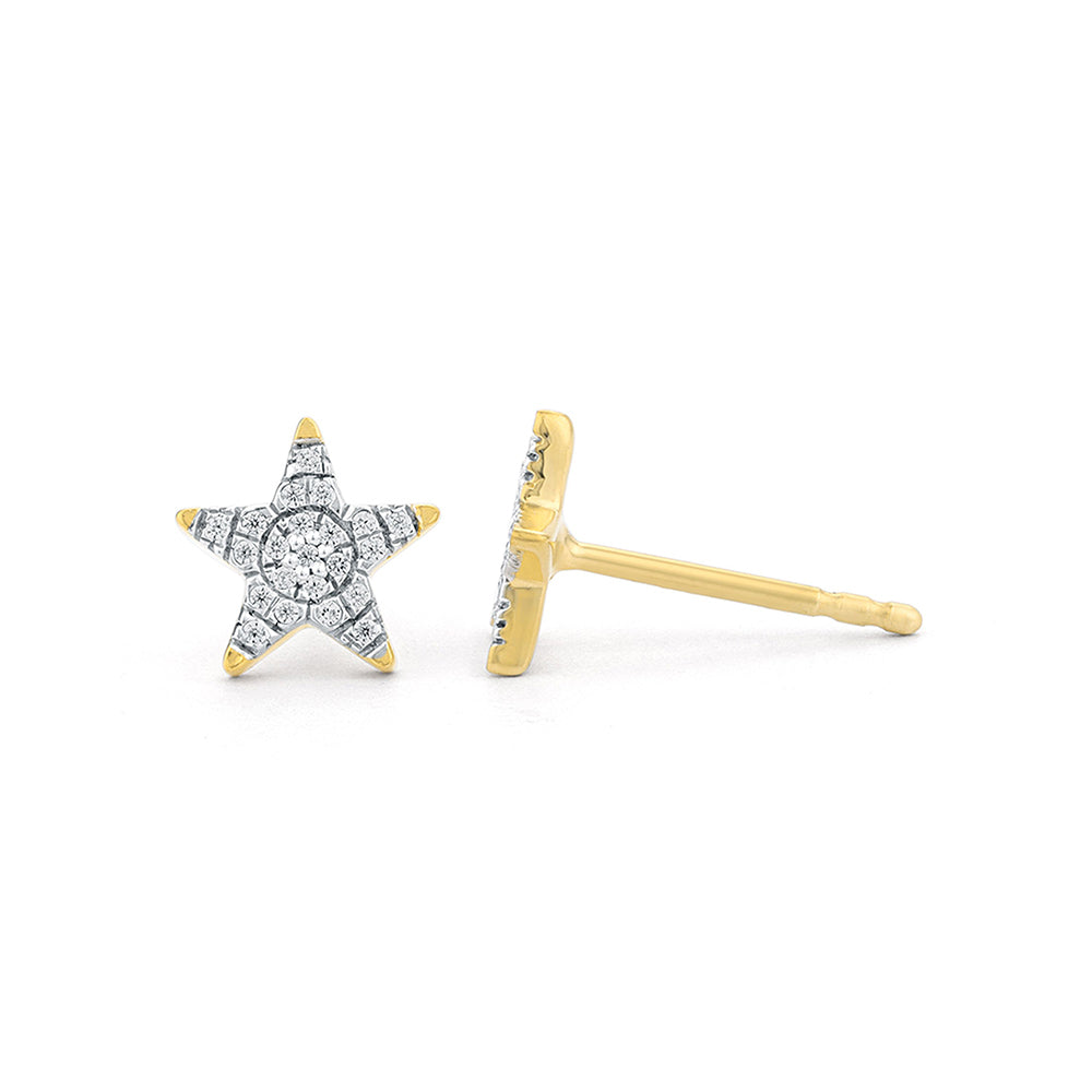 Elegant star stud earrings