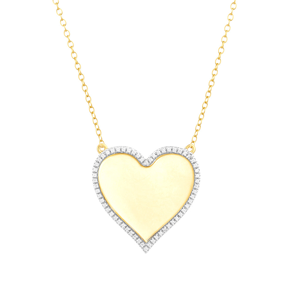 Diamond Heart Pendant 