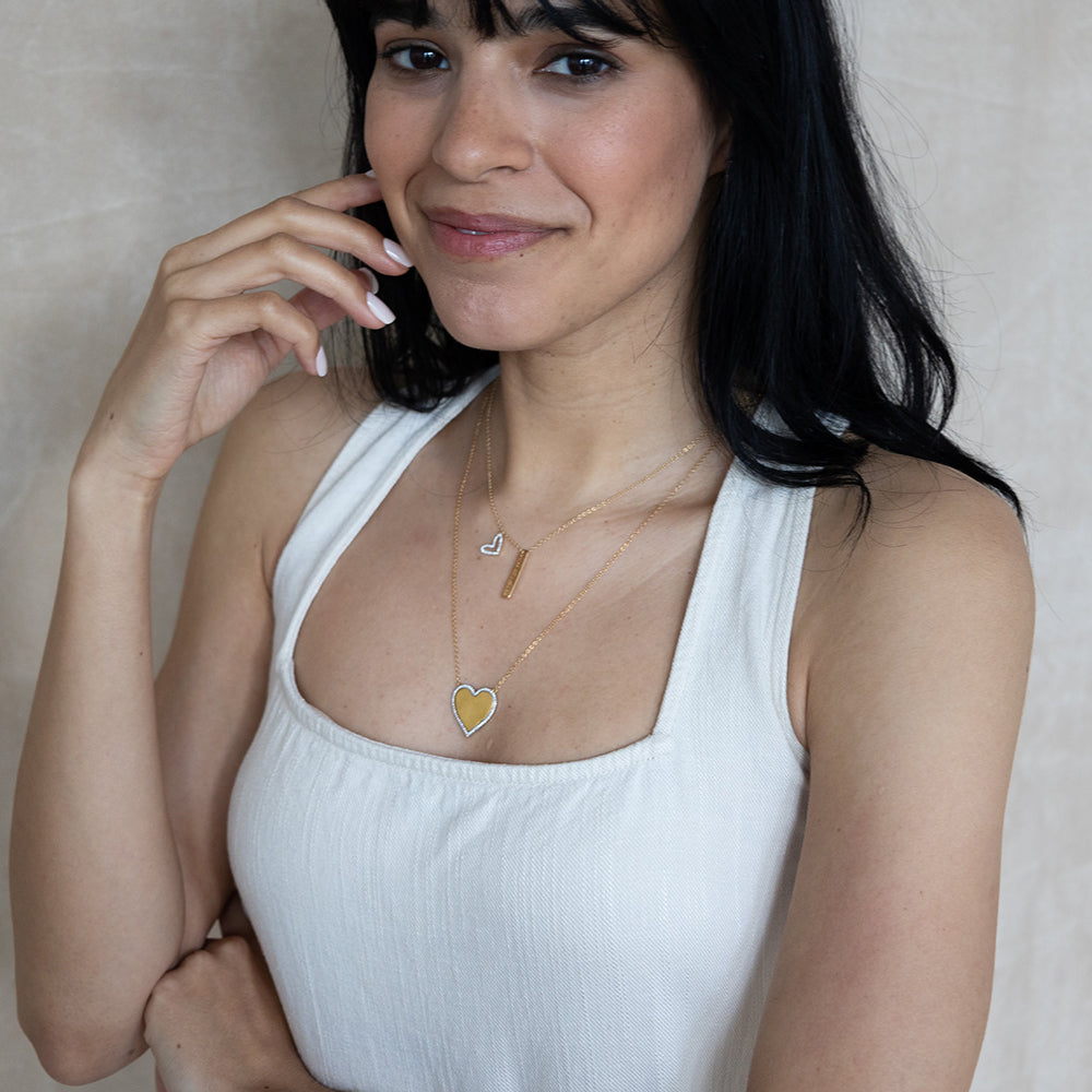 Diamond Heart Pendant 