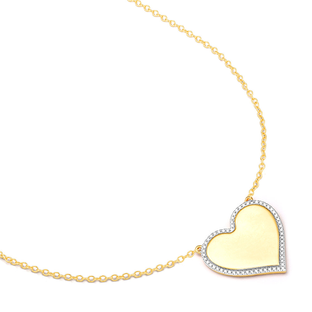 Diamond Heart Pendant 