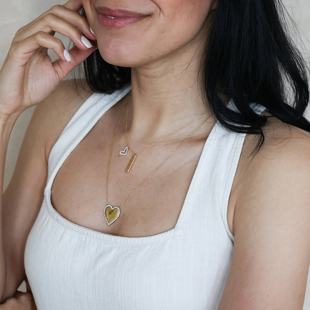 Diamond Heart Pendant 