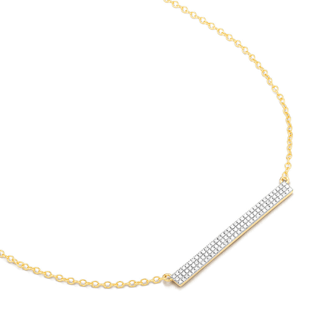 Diamond Bar Fashion Pendant 