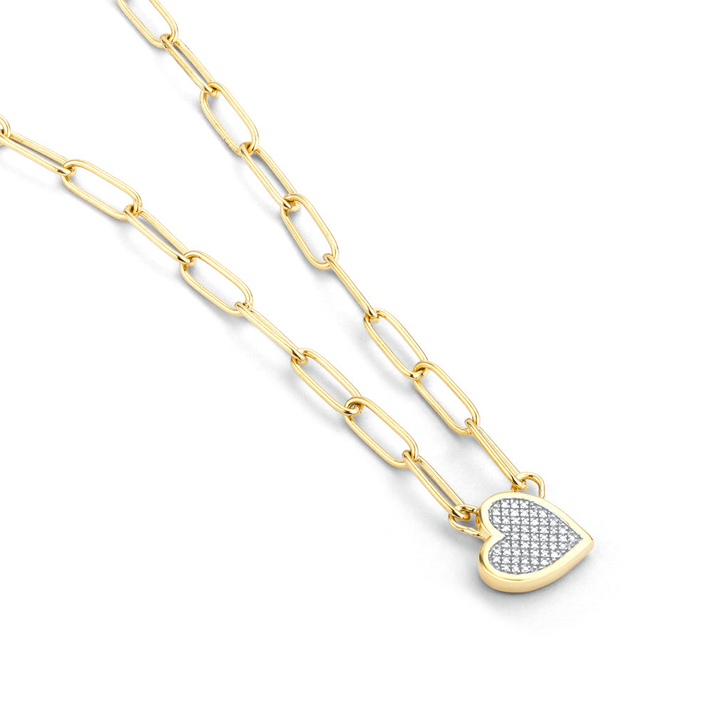 Happy Heart Diamond Pendant 