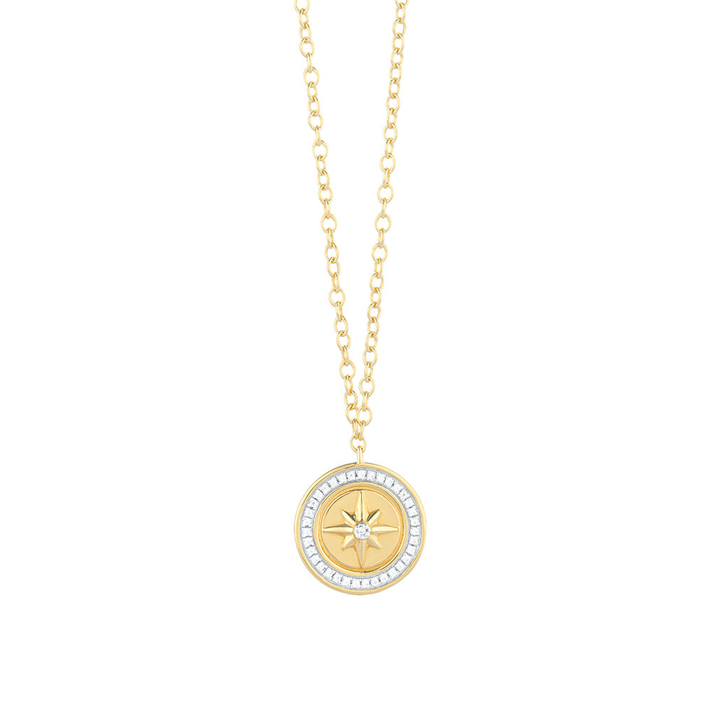 Your Own Path Compass Necklace 