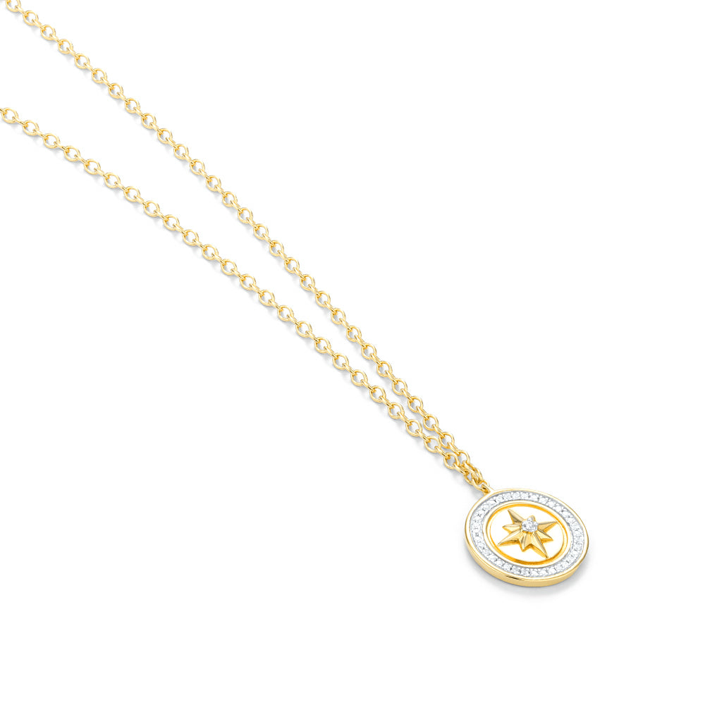 Your Own Path Compass Necklace 