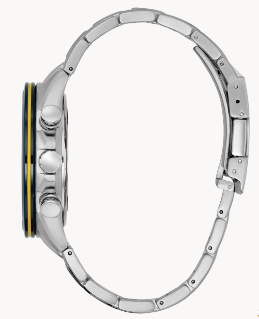 Citizen Eco-Drive Radio-Controlled Chronograph World Timer; Blue Angels edition with caseback insignia