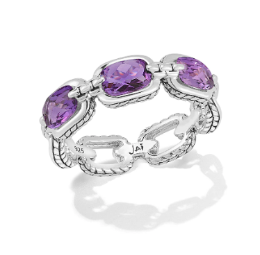 Sterling SIlver Amethyst ring 