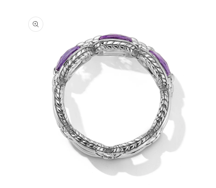 Sterling SIlver Amethyst ring 