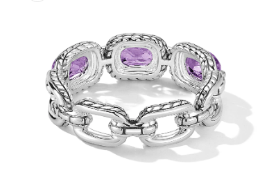 Sterling SIlver Amethyst ring 