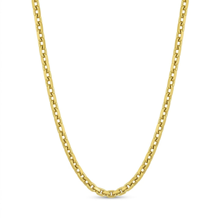 5.6MM Anchoro Chain Necklace | Sterling Silver & 18K Gold-Plated | 24 Inch | SSG-62-200-24 - Brownee Jewelers