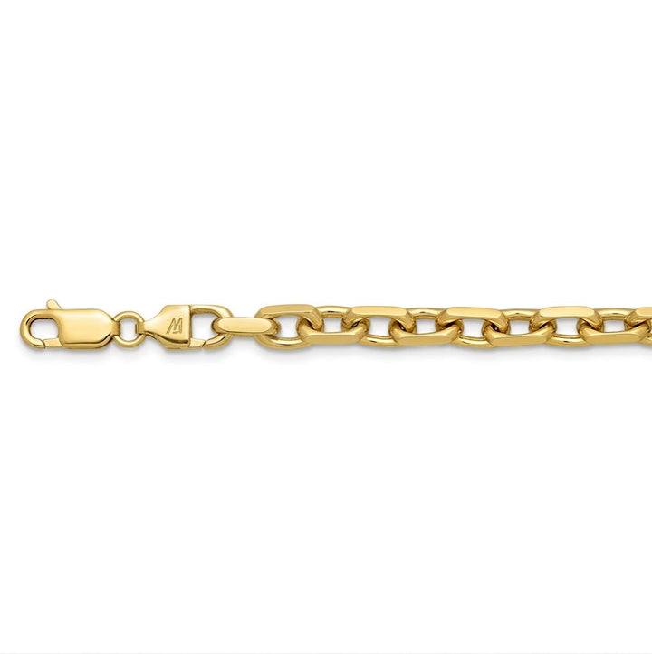 5.6MM Anchoro Chain Necklace | Sterling Silver & 18K Gold-Plated | 24 Inch | SSG-62-200-24 - Brownee Jewelers