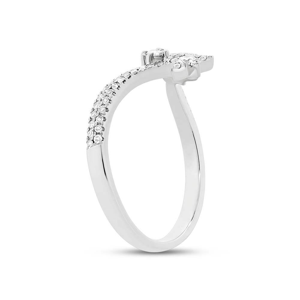 SHY CREATION | 0.26 CTW DIAMOND STAR RING | 14K WHITE GODLD | SC55004956 - Brownee Jewelers