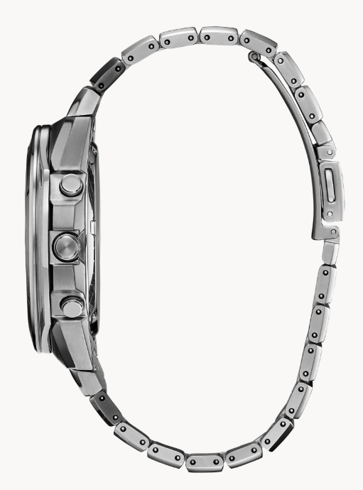 Citizen Super Titanium Armor | Eco-Drive Watch | Super Titanium | Black Dial | Chronograph | CA7058-55E - Brownee Jewelers
