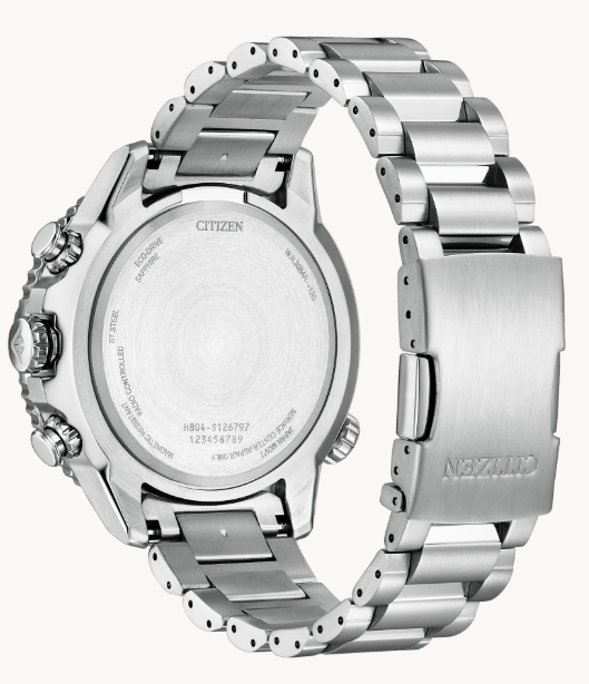 Citizen Promaster Navihawk | Men's Eco-Drive Watch | Stainless Steel Bracelet | Blue Dial | Chronograph | AT8220-55L - Brownee Jewelers