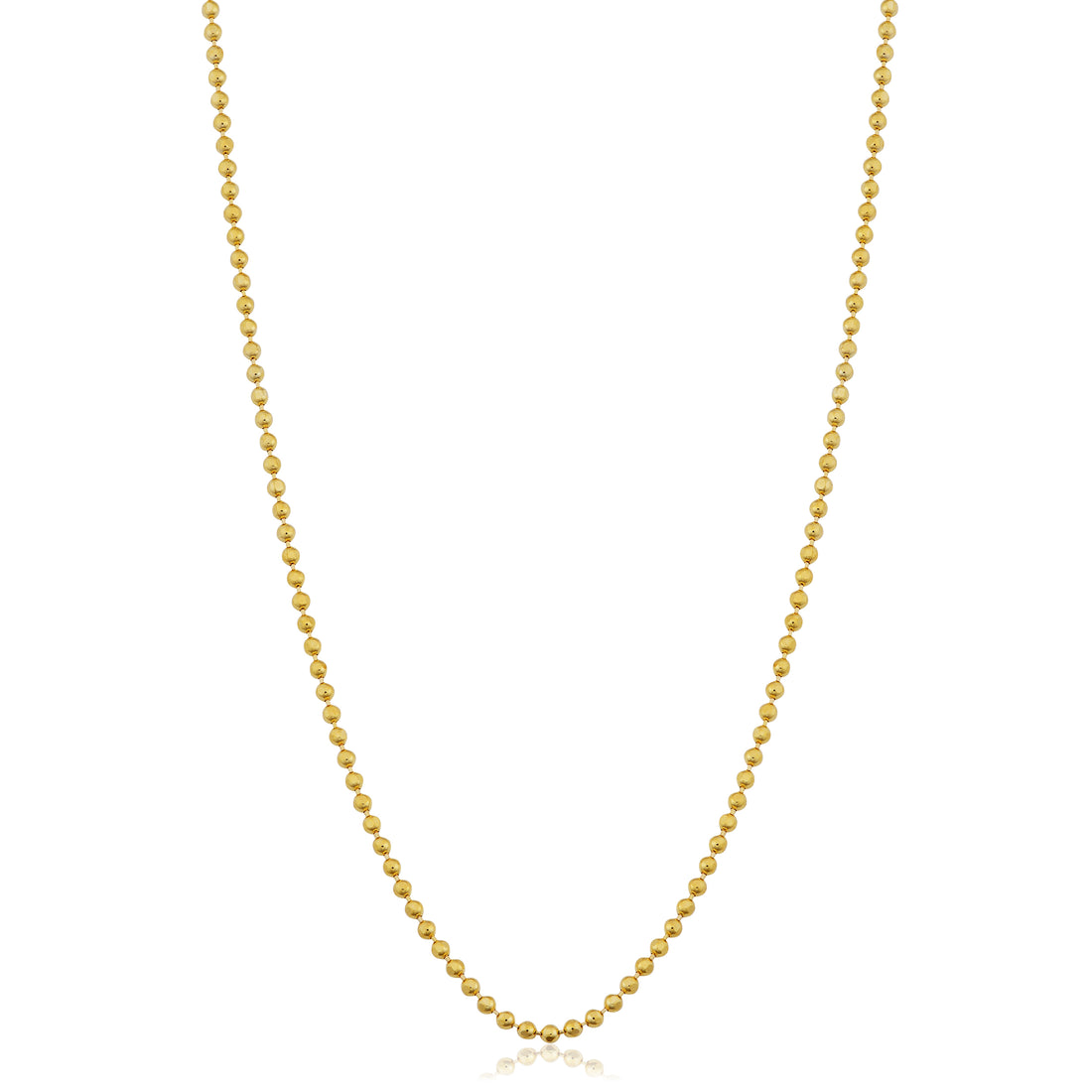 Diamond Cut Ball Pendant 18 in. Necklace