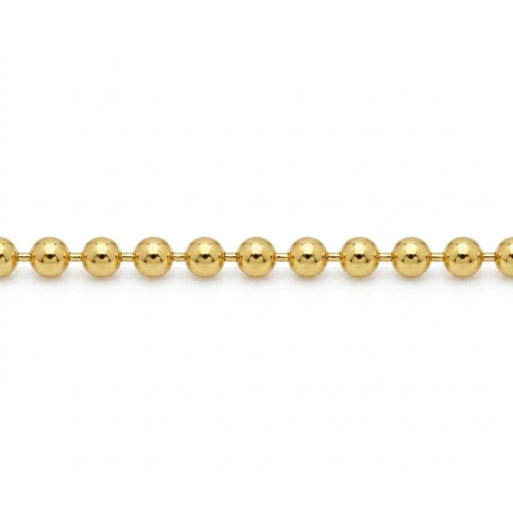 Diamond Cut Ball Pendant 18 in. Necklace