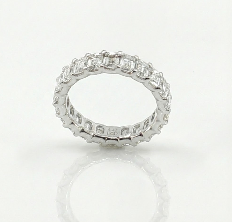 4.42 ctw Lab-Grown Diamond Eternity Band