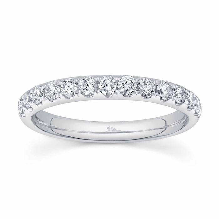 0.55 TOTAL CARAT WEIGHT DIAMOND BAND IN 14K WHITE GOLD 