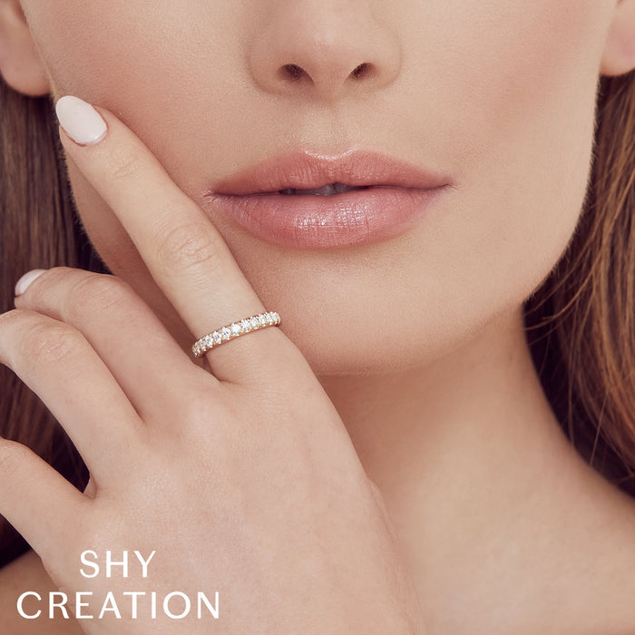 0.55 TOTAL CARAT WEIGHT DIAMOND BAND IN 14K WHITE GOLD 