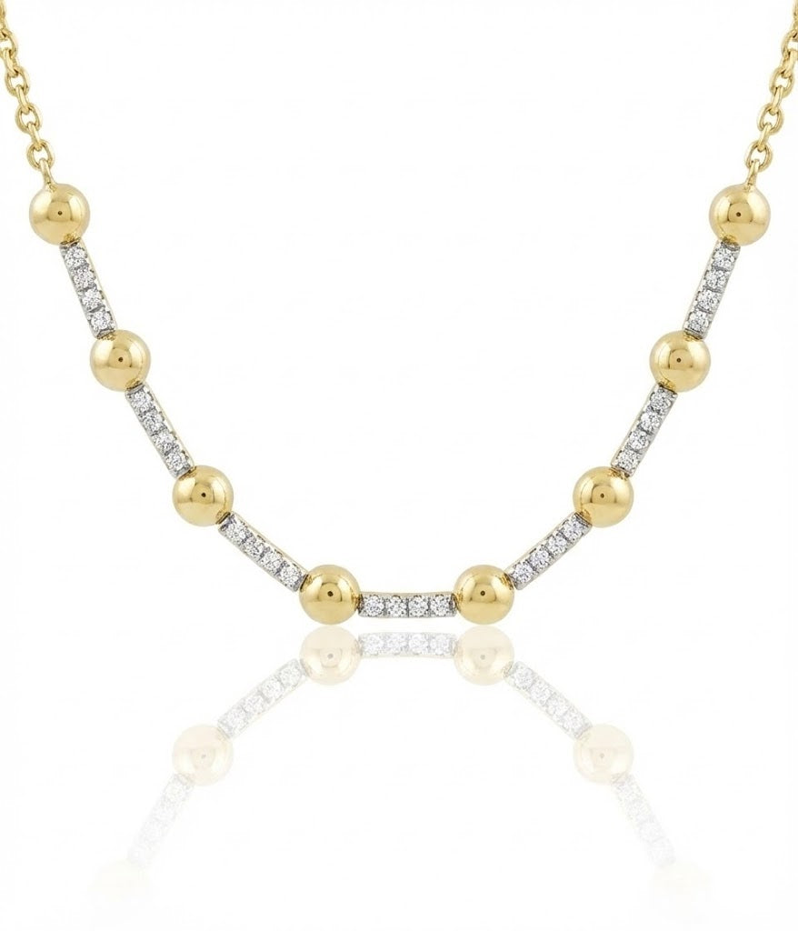  Diamond Fashion Necklace 0.20 ct tw 14k Yellow Gold