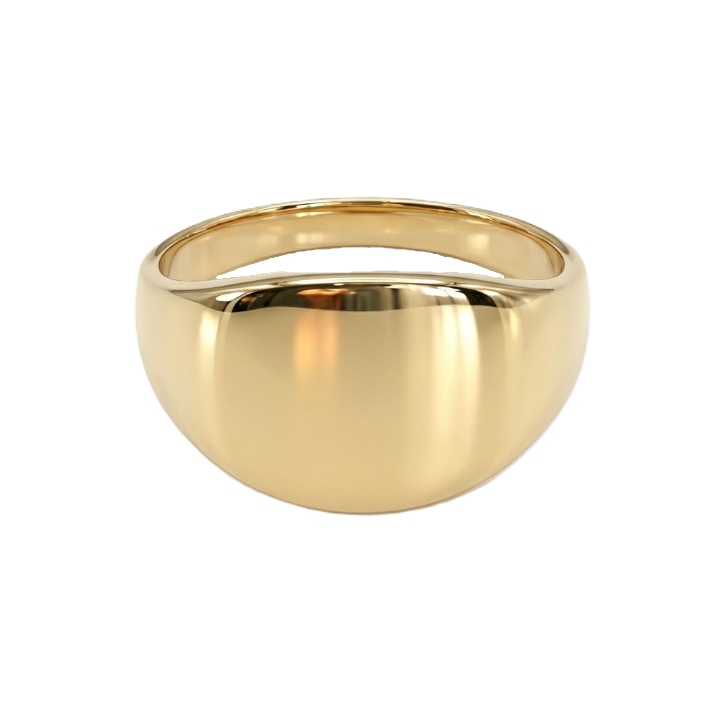 Wide Tapered Band Ring