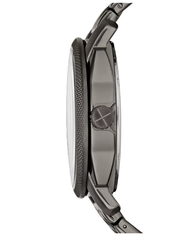 Machine Watch | Fossil | Smoke Stainless Steel | Black Dial | 22mm Bracelet - Brownee Jewelers