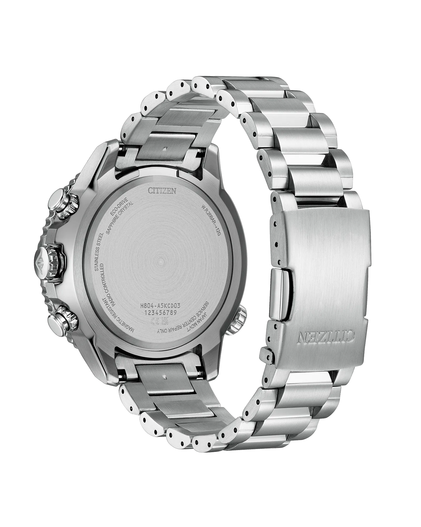 Promaster Navihawk A-T | Citizen Stainless Steel Watch | Blue Dial Atomic Time Chronograph | WR200 - Brownee Jewelers