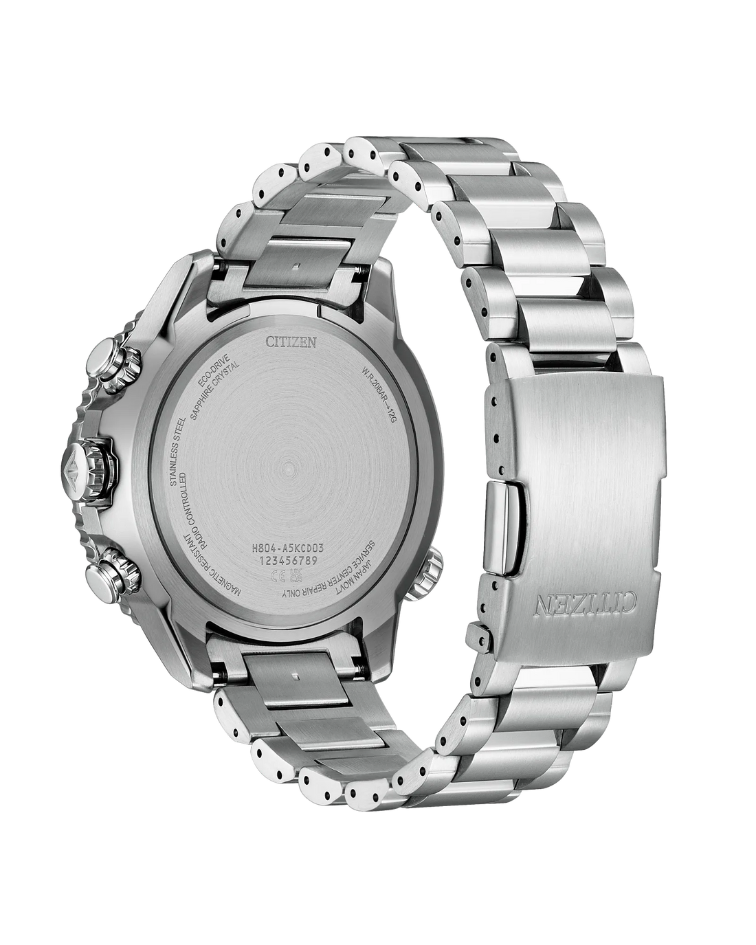 Promaster Navihawk A-T | Citizen Stainless Steel Watch | Blue Dial Atomic Time Chronograph | WR200 - Brownee Jewelers