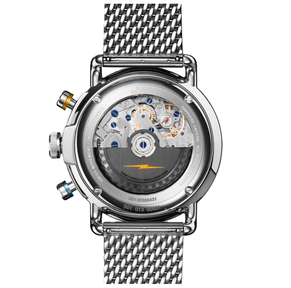 Shinola | Canfield Speedway Open Road Automatic Chronograph Watch | Stainless Steel | S0120308430 - Brownee Jewelers