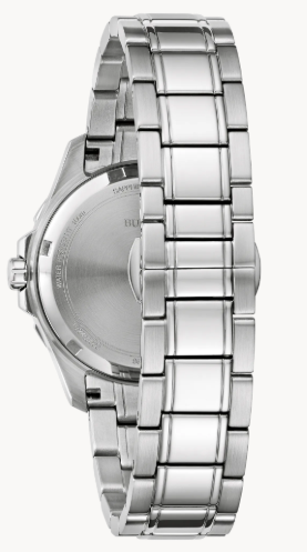 Ladies Bulova Marine Star With a Light Carolina Blue Sky Mother of Pearl Dial | 96P248 - Brownee Jewelers