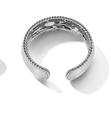 Sterling Silver Hammered Bracelet 