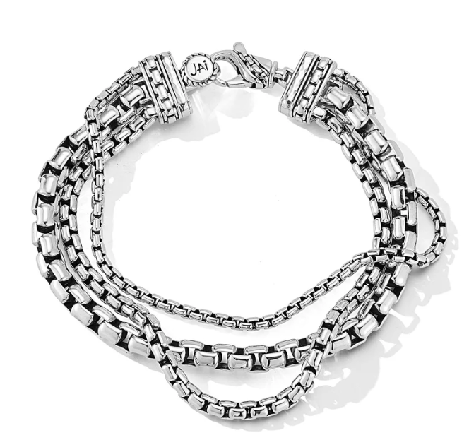 Sterling Silver Triple Strand Bracelet - Brownlee Jewelers